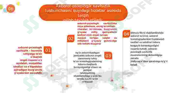 OCHIQ AXBOROT PSIXOLOGIK XAVFSIZLIK FANIGA KIRISH 8