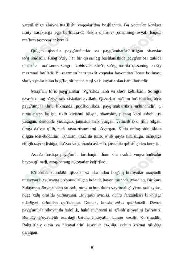 Qissasi Rabg'uziy asari diniy xarakterdagi asar sifatida 8
