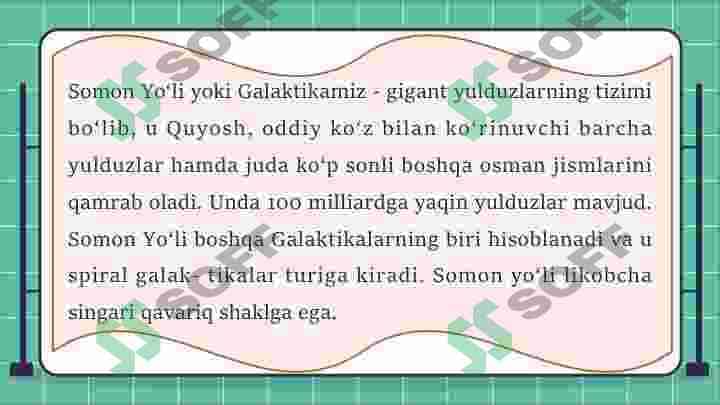Quyosh turkumining tuzilishi va tarkibi. Quyosh turkumining paydo bo'lishi haqidagi kosmogonik va katastrofik gipotezalar. 8
