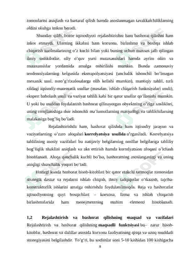 O‘zbekistonda milliy bozorni shakillantirish va rivojlantirish muammolari 8