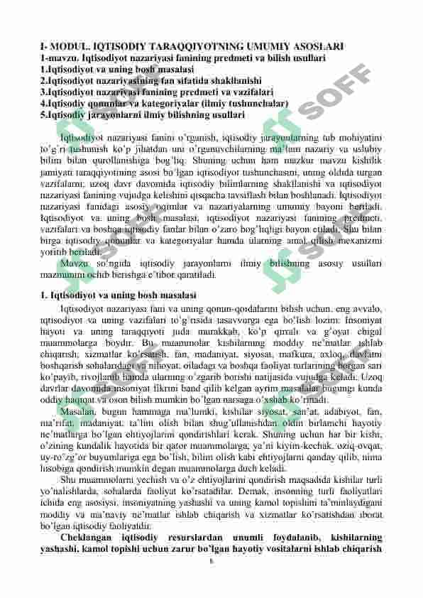 Iqtisodiyot nazaryasi fani o'quv qo'llanma 8