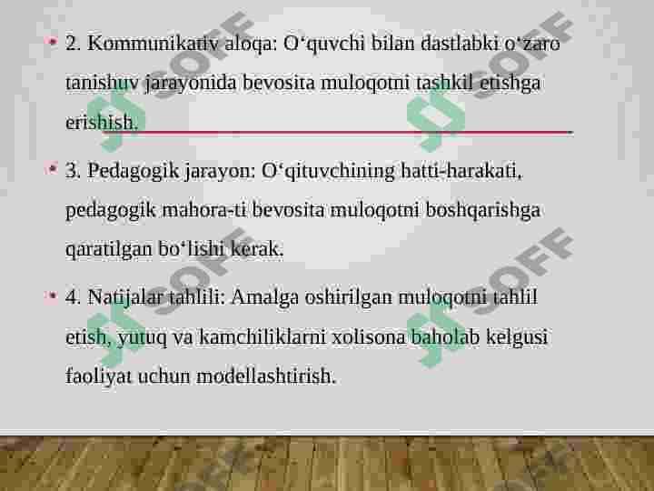 Oilada bolalar bilan muloqotni yo'lga qo'yishning pedagogik psixologiya shart sharoitlar 8