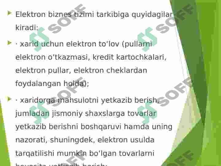 Zamonaviy elektron biznes modellarining qiyosiy tahlili 8