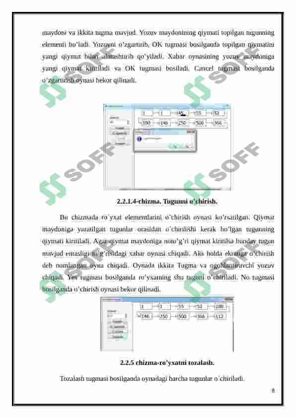 Delphi dasturlash tilida foydalanuvchi grafik interfeysi bilan ishlash 8
