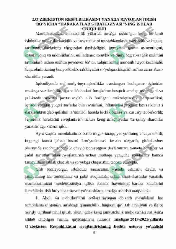 Bozor iqtisodiyotini rivojlantirishning tamoyillari va qonuniyatlari 8