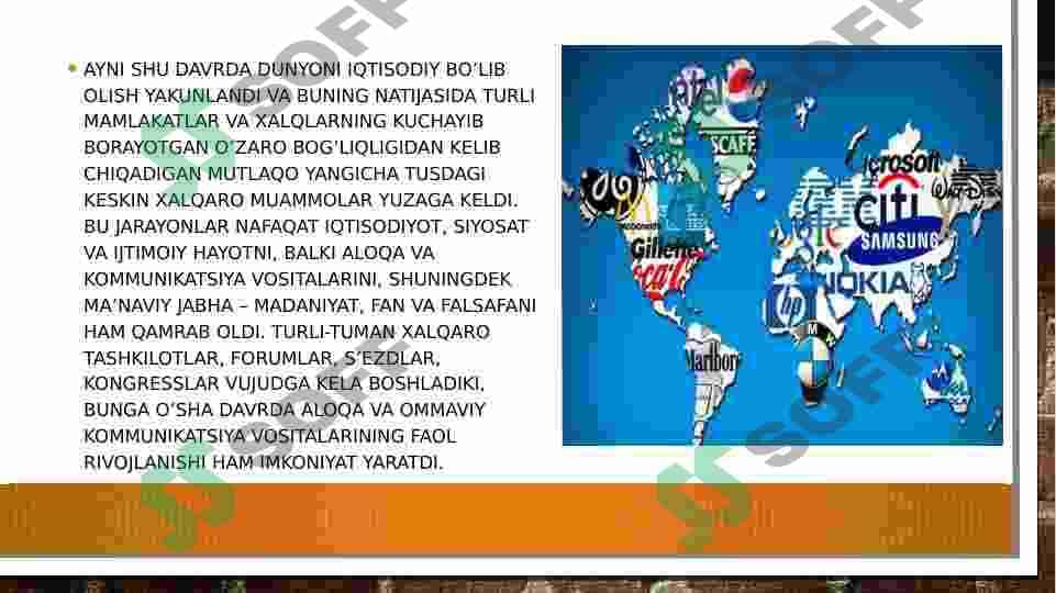 Global jarayonlar dialektikasi 8
