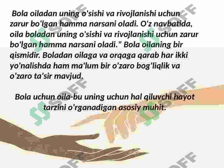 Ota-ona va farzand munosabatlarining xususiyatlari 8