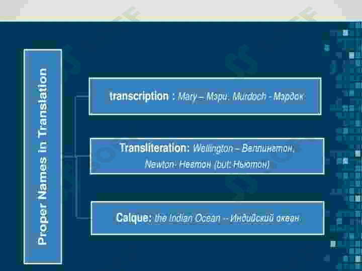 Proper names in Translation 8