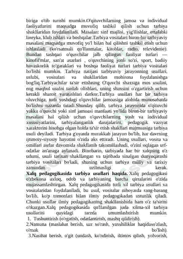 Tarbiyaning maqsad va vazifalari 8