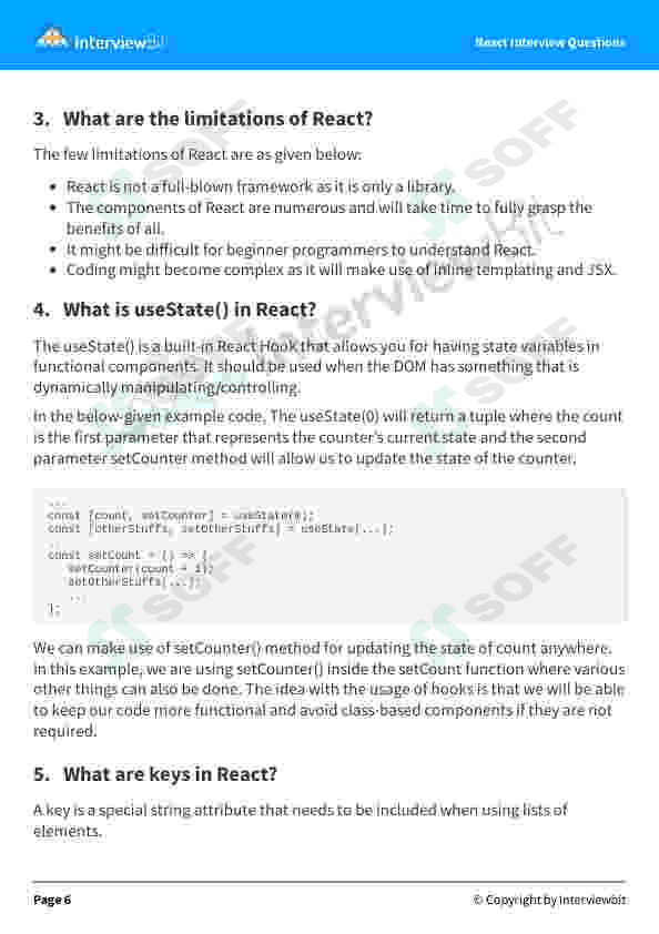 React js savol javoblar kerakli 8