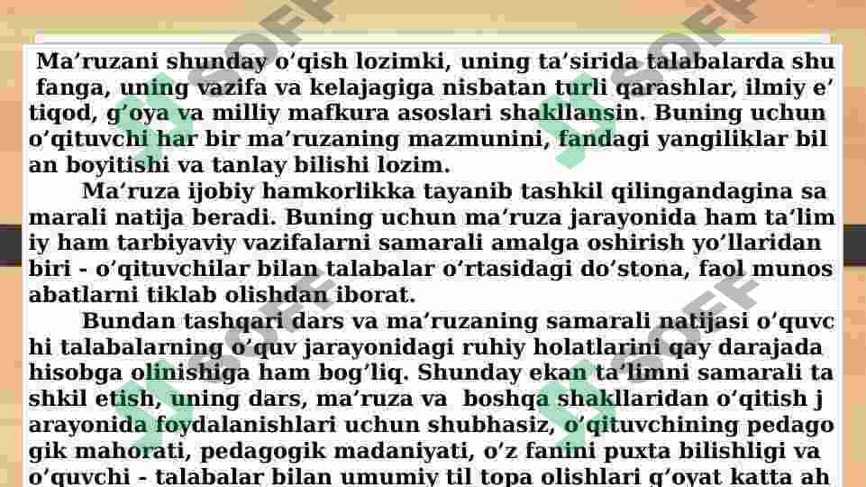Oliy ta’limningOliy ta’limni  shakl va usullari shakl va usullari 8