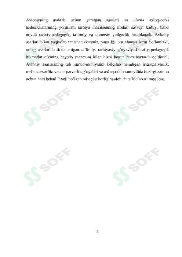 ABDULLA AVLONIYNING PEDAGOGIK QARASHLARI 8