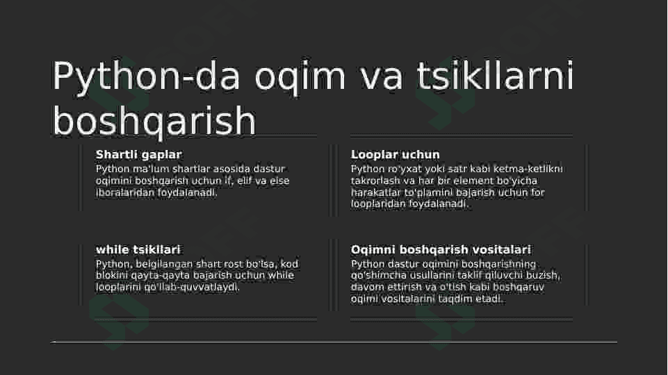 Python dasturlash tilining interfeysi. 8