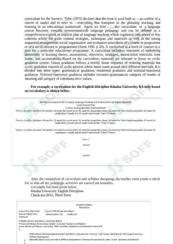 Analysing effective teaching and learning materials for grammar, phonology and vocabulary 8