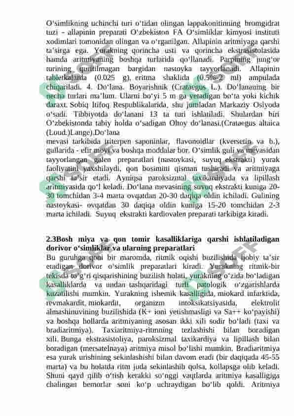 Qon to'xtatuvchi dorivor o'simliklar 8