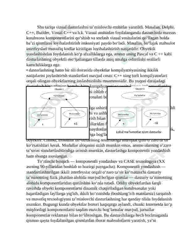 MODULLI DASTURLASHNING KELIB CHIQISH TARIXI 8
