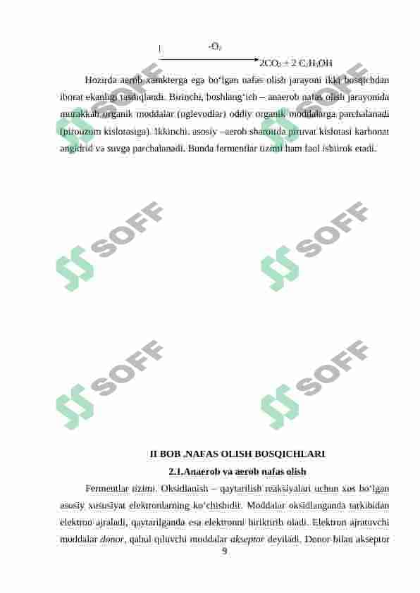 Nafas olish fermentlari va ularning xossalari 8