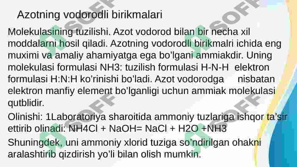 Azot va uglerod guruhlari 8