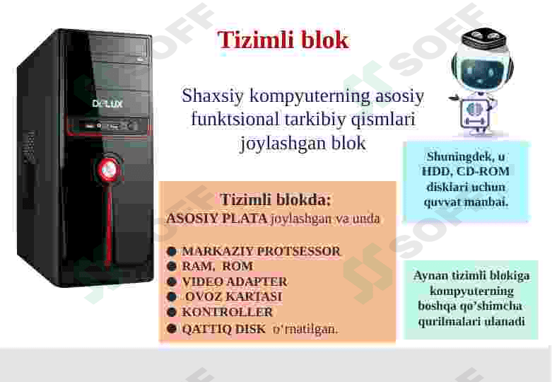 kompyuter va uning tuzilishi 8