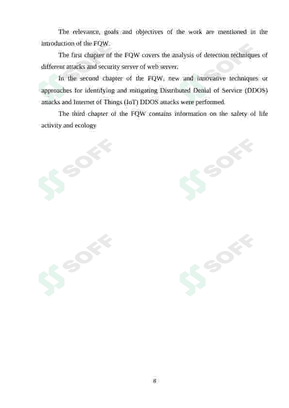 Diplom ishi. DDOS hujumlar. Research on methods of protecting web servers from distributed denial-of-service attacks 8