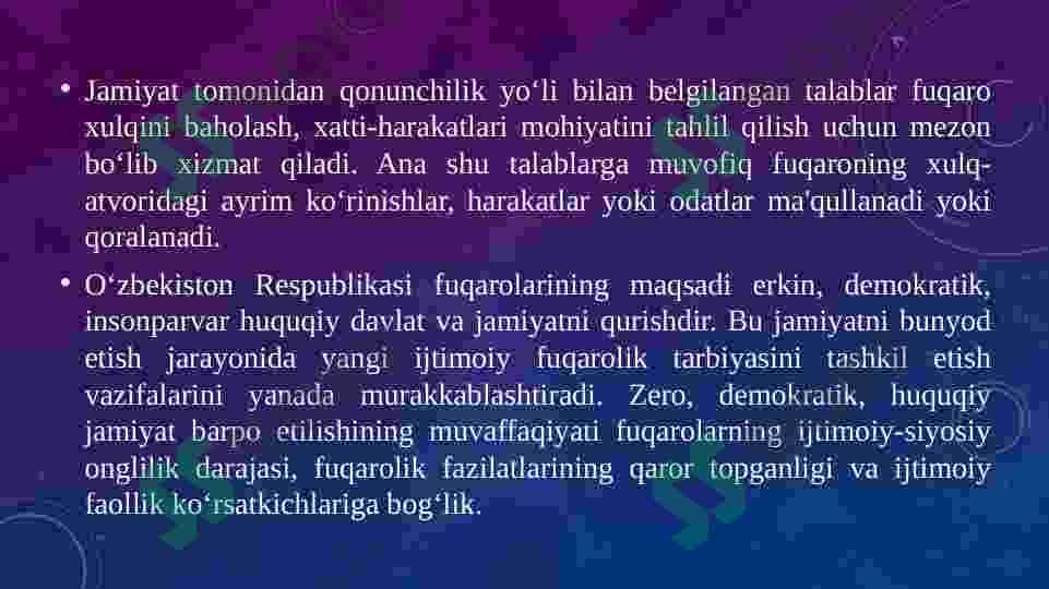 Umumiy psixologiya Fuqarolik Tarbiyasi 8
