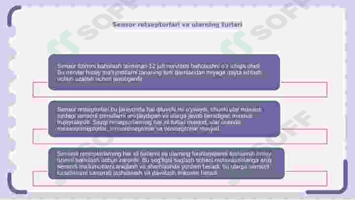 sezgi tizimini baholash 8