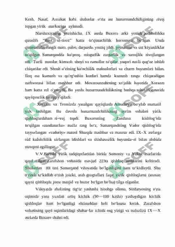 Samoniylar davrida ijtimoiy-iqtisodiy hayot 8