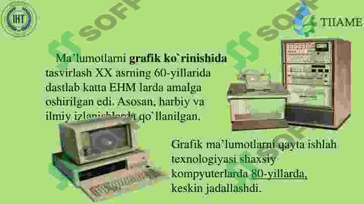 Kompyuter grafikasi tushunchasi. KG da rang  modellari va tasvirlash usulla 3