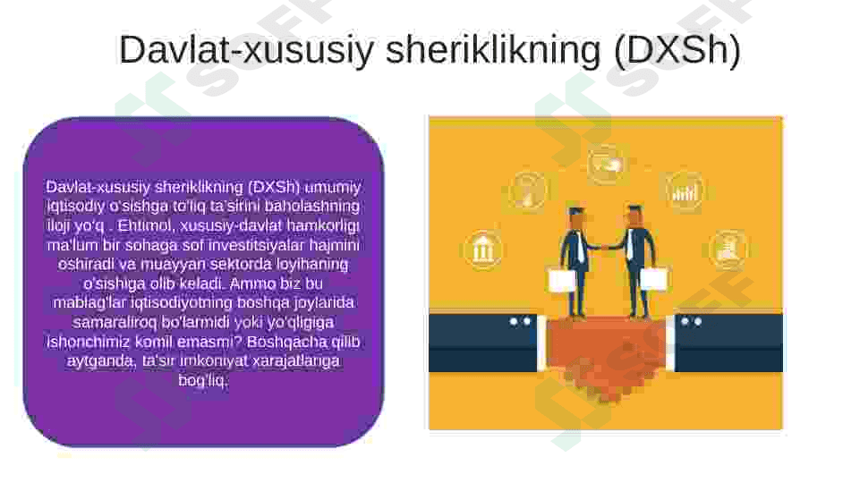 Davlat xususiy sherikchligi 3