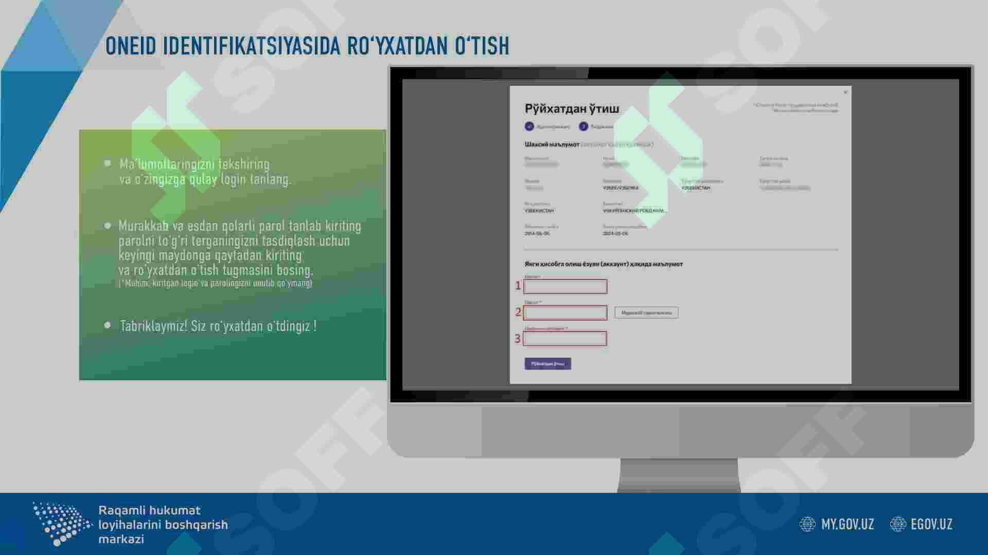 Eleltron hukumat tizimidan foydalanish 8