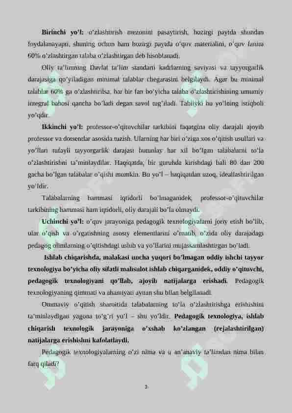 PEDAGOGIK TEXNOLOGIYANING ILMIY ASOSLARI 3