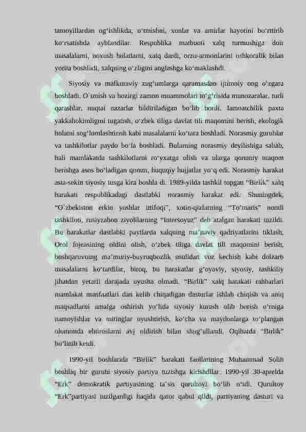 O'zbekiston Respublikasi mustaqilligining e’lon qilinishi va uning tarixiy ahamiyati 5