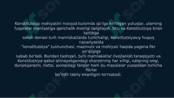 YANGI TAHRIRDAGI O‘ZBЕKISTON RЕSPUBLIKASI KONSTITUTSIYASINI  QABUL QILINISHINING TARIXIY ZARURIYATI 7