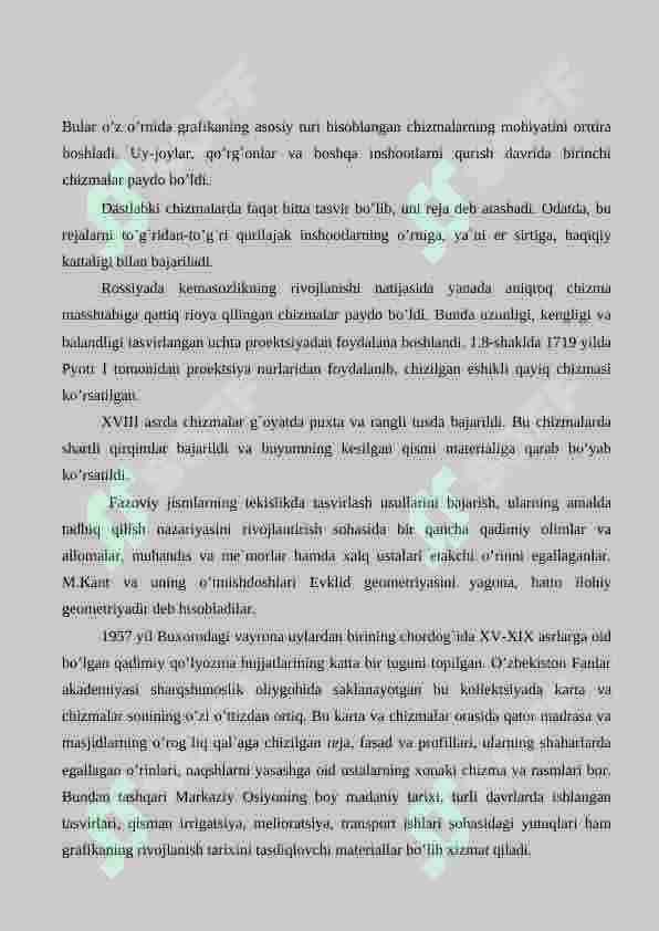 O‘ZBEKISTONDAGI MAHALLIY VA MILLIY OLIMLARNING GRAFIKA FANIGA QO‘SHGAN HISSALARI 2