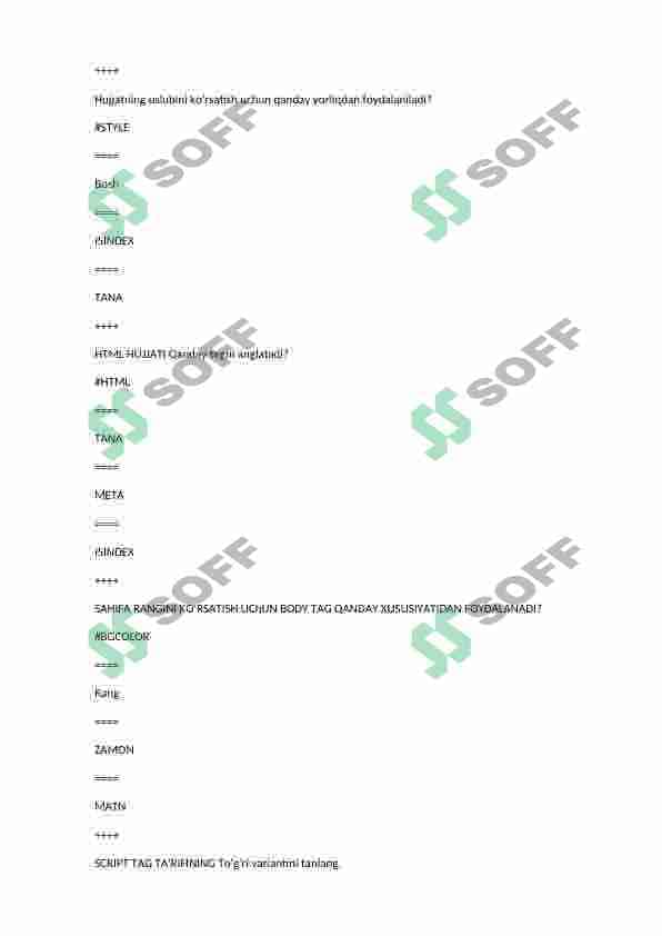 web dasturlash baza 6