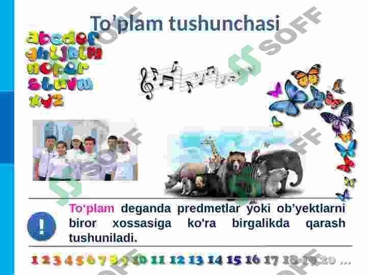 To'plamlar va ular ustida amallar 3
