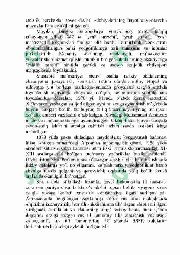 Qauta qurish davrida O`zbekoston iqtisodiyoti 6
