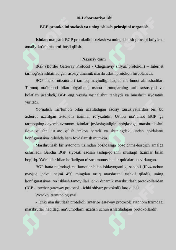 BGP protokoli 2