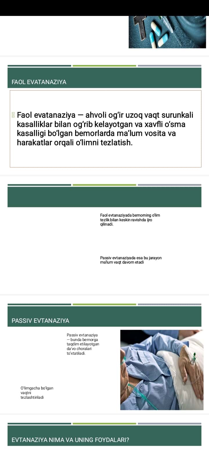 Evtanaziya muammolari 1