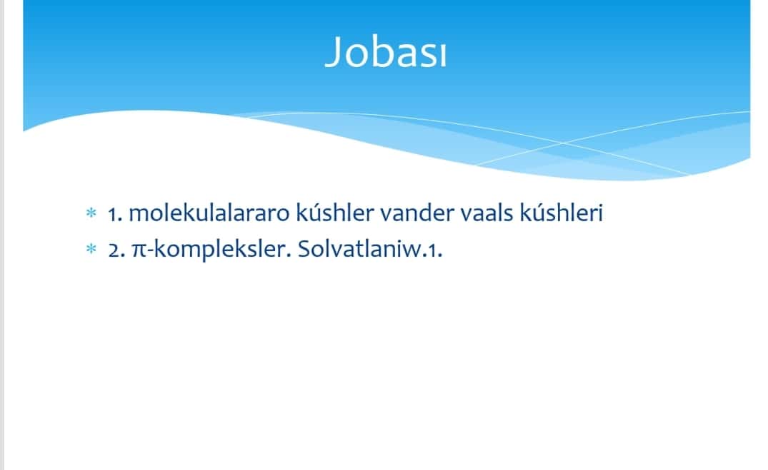 Molekulalararo jane oni tusindiriw 1