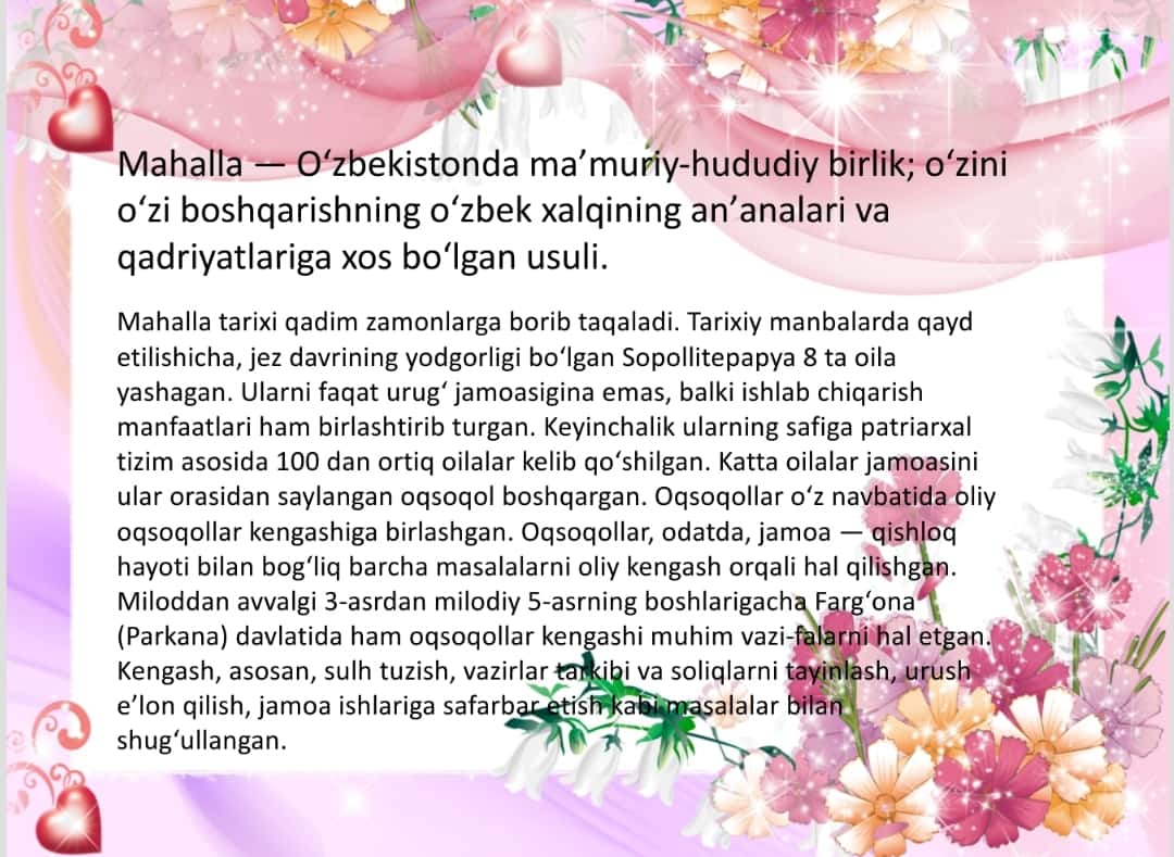 Oila, mahalla va ta`lim muassasasi hamkorligi” Konsepsiyasi 1