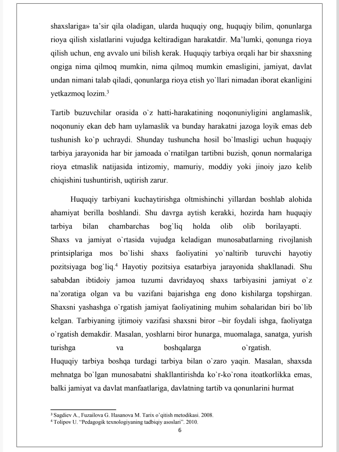 Huquqiy tarbiya nazaryasi va amaliyotining o'ziga xos xususiyatlari 1