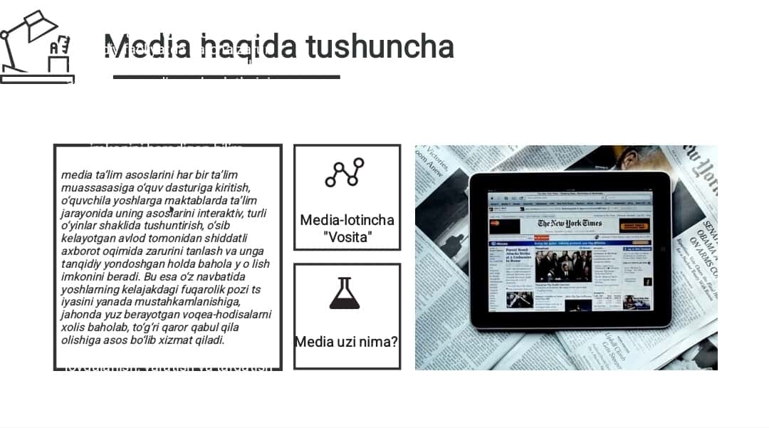 Media madaniyat va media texnologiyalar 1