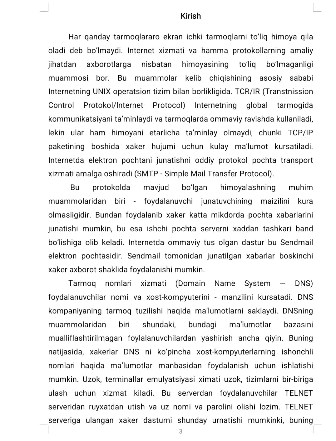 Biror tarmoqlararo ekran vositasini (masalan, ZoneAlarm) o‘rnatish va sozlash. 1