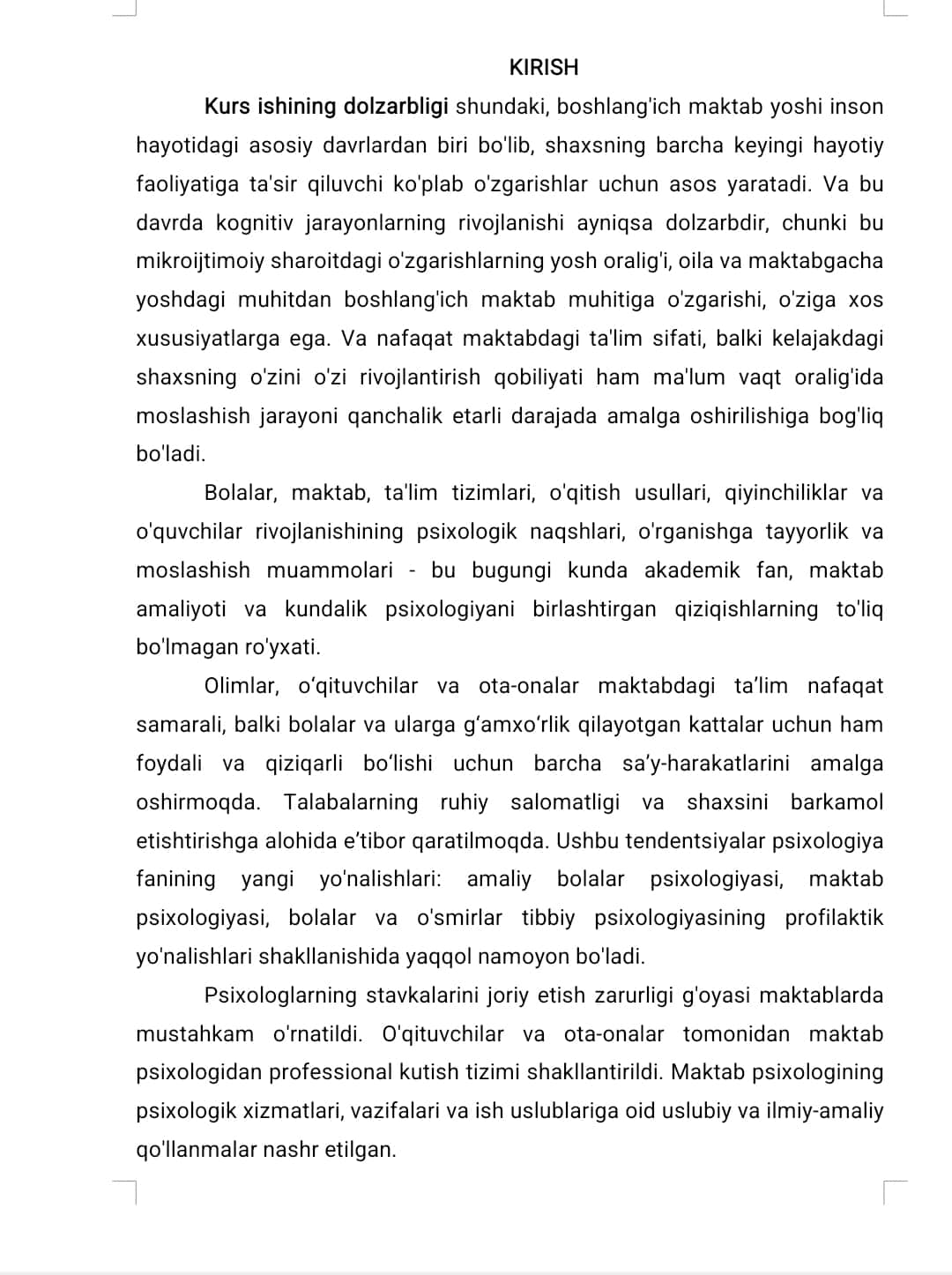 Psixologik xizmatning metodologik va nazariy asoslari 1