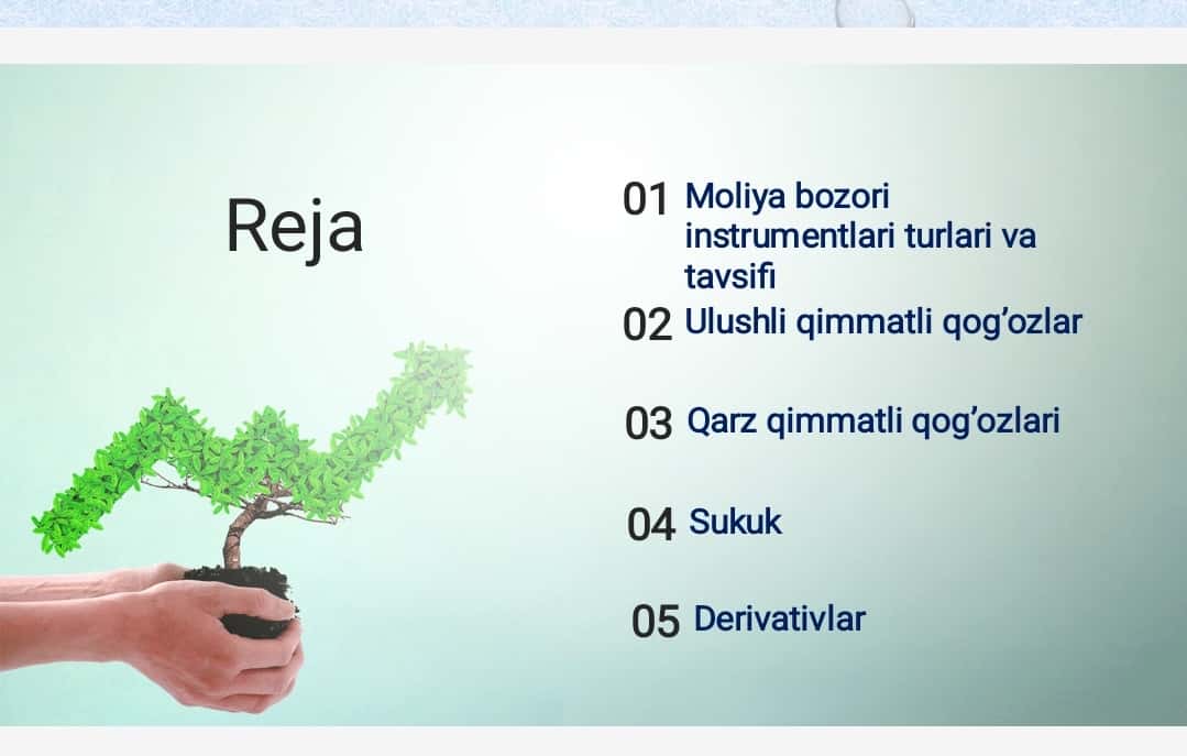 Moliya bozori instrumentlari 1