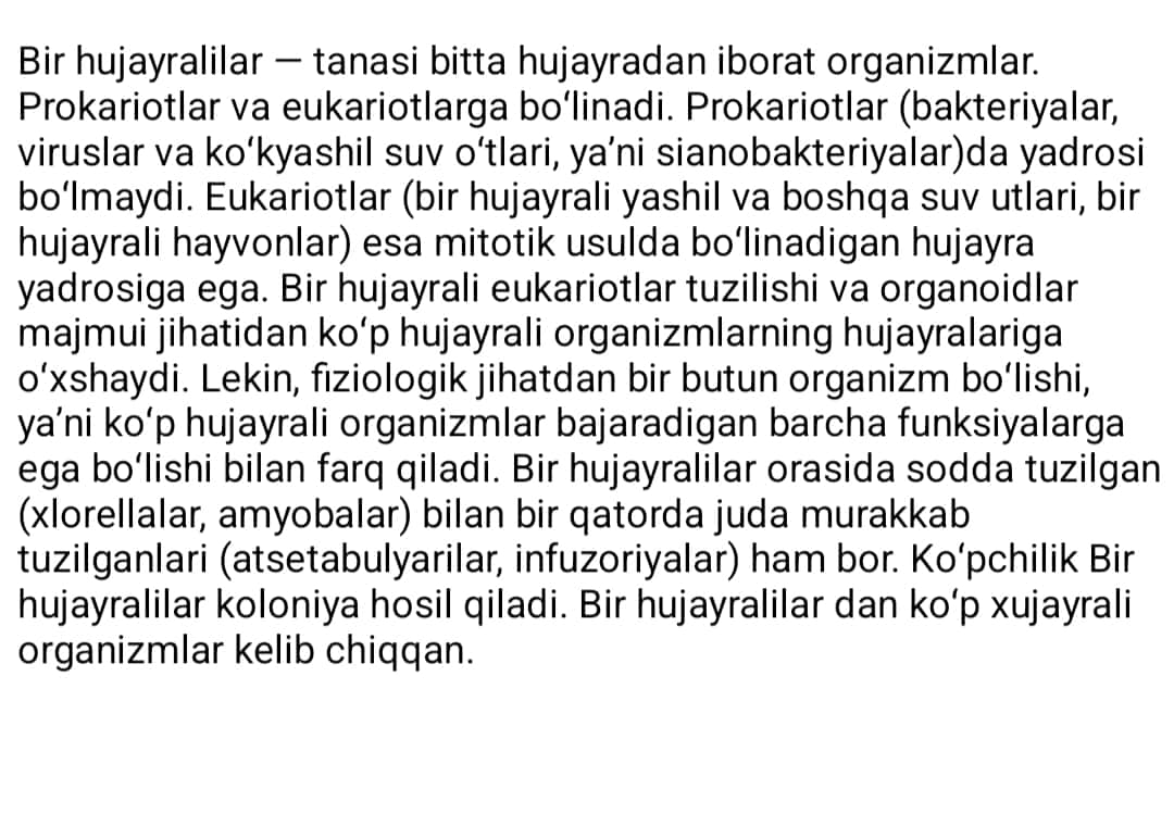 Bir hujayralilar oqsilidan foydalanishning iqtisodiy samaradorligi 1