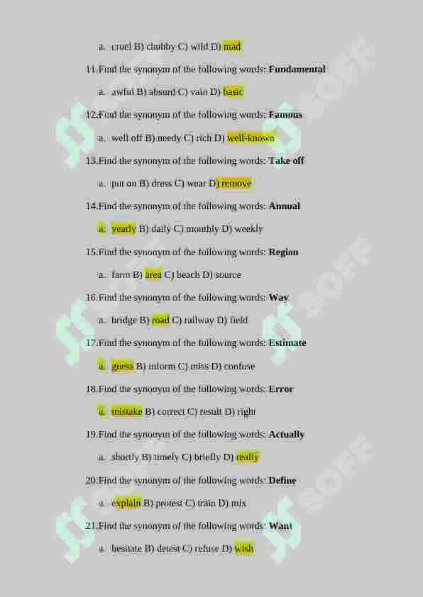 english test 2