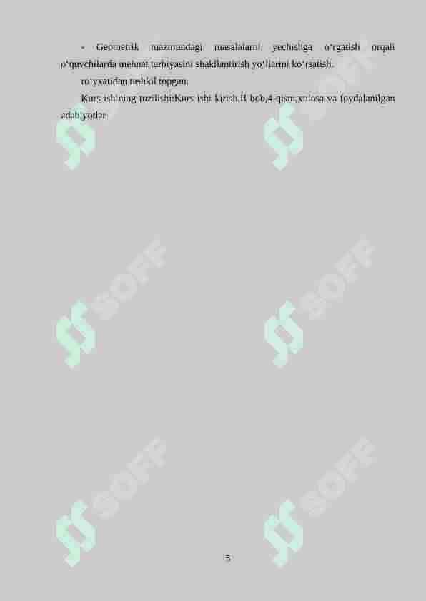 Boshlang‘ich sinf matematika darslarida arifmetik amallarni o‘rgatishda o‘quvchilarni mehnatsevarlik ruhida tarbiyalash metodikasi (2-sinf) 5
