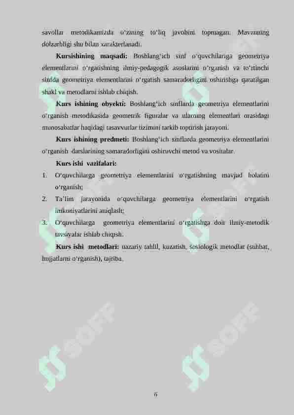 Uchinchi to‘rtinchi sinflarda geometrik materialni o‘rganish metodikasi 6